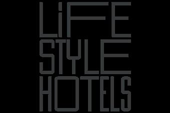 Lifestyle Hotels Logo Logo Lifestyle Hotels in Dunkelgrau auf Weiß