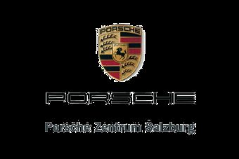 Porsche Zentrum Salzburg Logo – Autohaus-Wappen und Schriftzug Logo Porsche Zentrum Salzburg mit Wappen und Schriftzug
