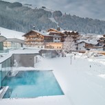 Beheizter Infinity Pool, Heaven Spa, Naturresort Puradies Leogang